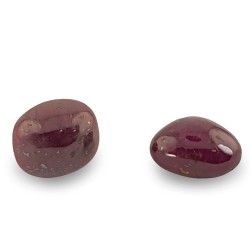 Ruby polished stone