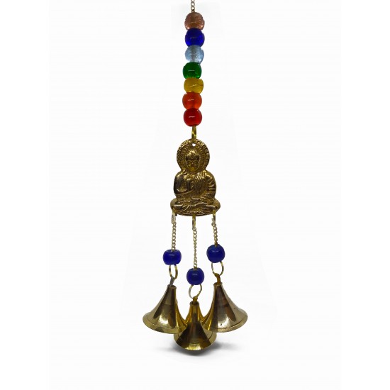 Chime with Buddha and three bells