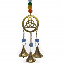 Chime with the triquerta symbol and bells