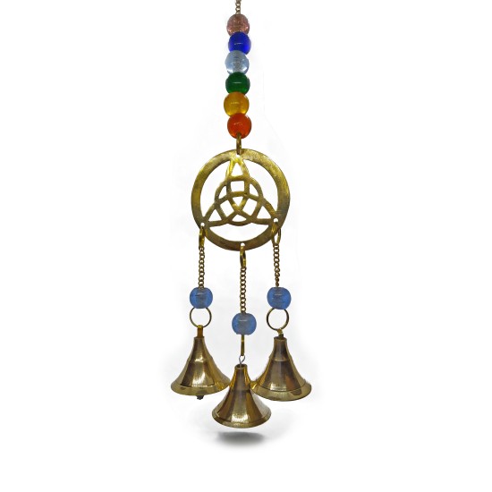 Chime with the triquerta symbol and bells